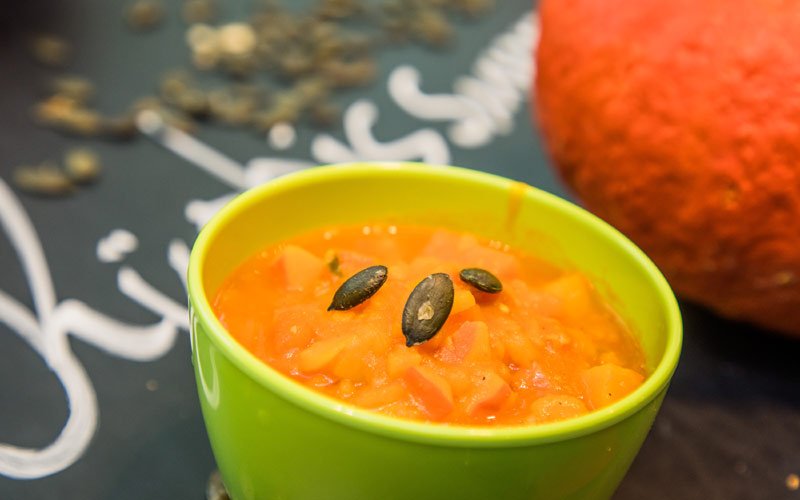 Klassische Kürbissuppe