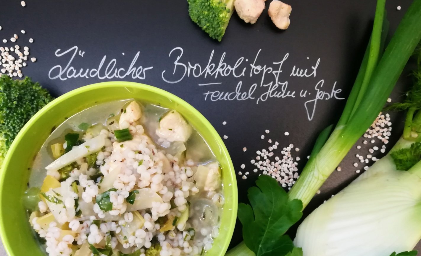 Brokkolitopf mit Fenchel
