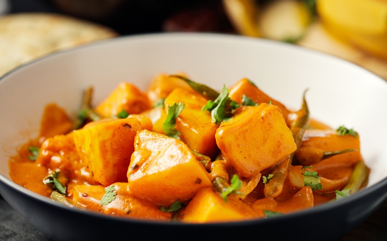 Curry mit Süßkartoffeln