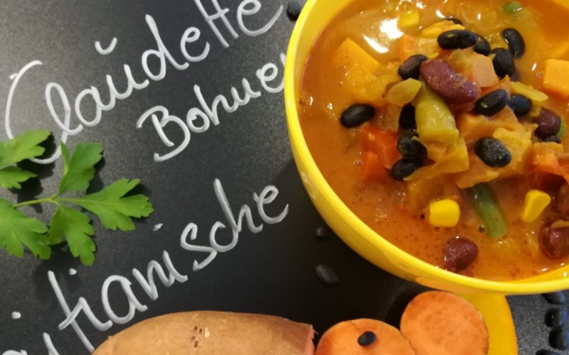 Haitianische Bohnensuppe 2