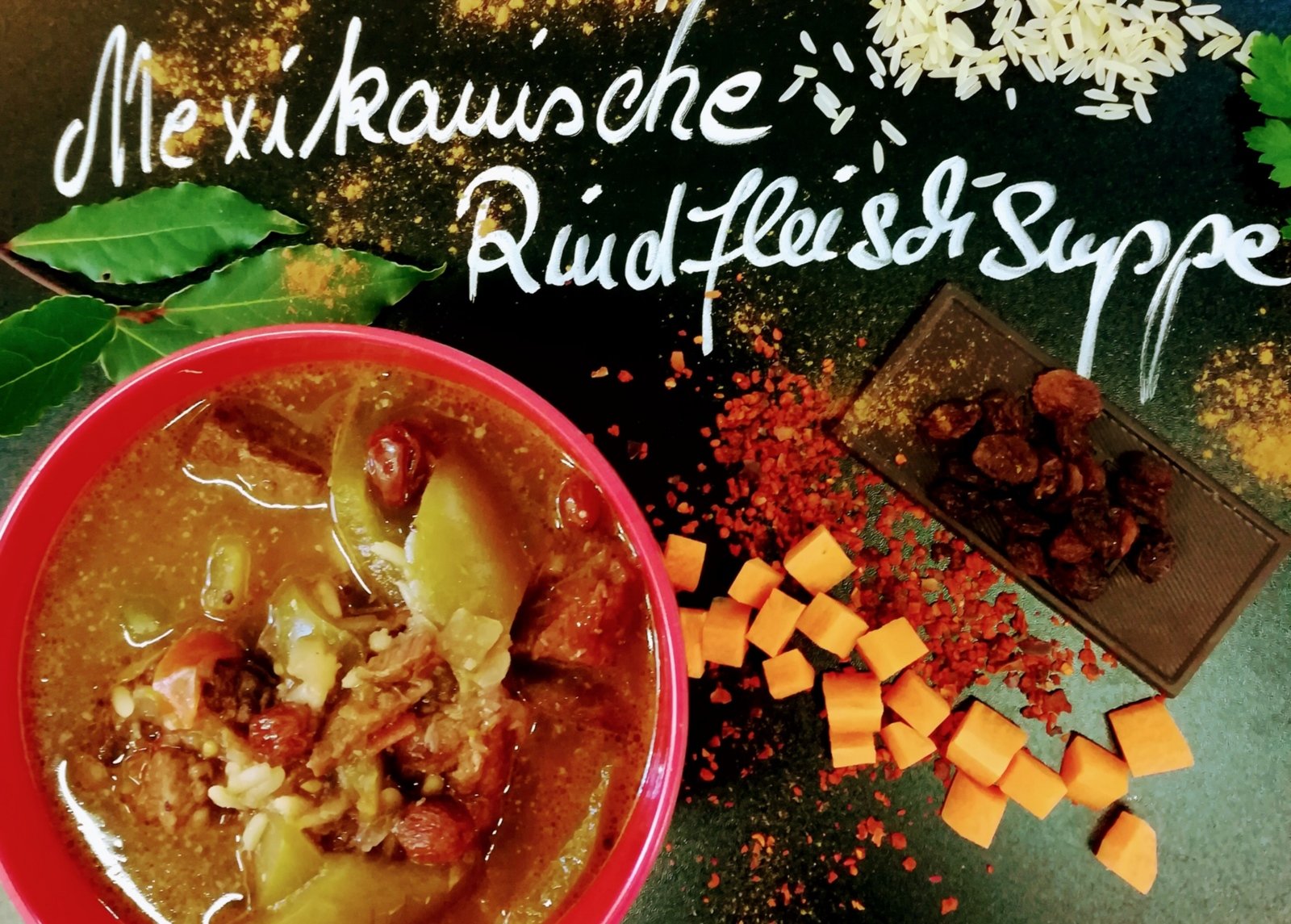 Mexikanische Rindfleischsuppe